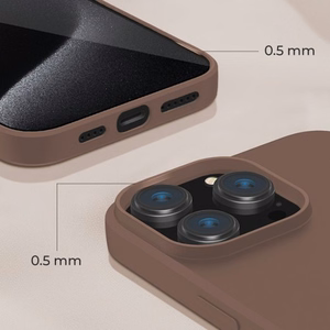 Puhelimen suojakuori X-Level Dynamic Apple iPhone 16 Pro Max:lle, ruskea