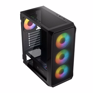 Logic PORTOS ARGB MINIDI USB 3.0 Case Black