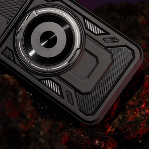 Defender Armor Mag -kotelo Samsung Galaxy S24 / S25, musta