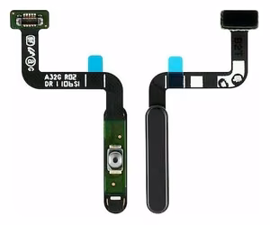 Flex Samsung A326 A32 5G virtapainikkeella ja sormenjäljellä musta alkuperäinen (service pack)