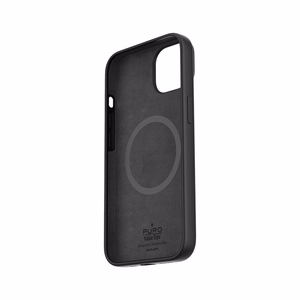 Puro ICON MAG suojakuori iPhone 14 Plus -laitteelle, MagSafe-yhteensopiva, musta