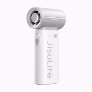 Jisulife Life9 3600 mAh kannettava USB-käsituuletin ja minipuhallin, harmaa