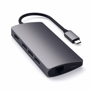 SATECHI adapter HUB 7in1 Type C ST-TCMA2M space gray