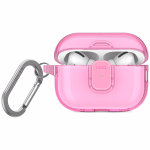 Uniq Glase Pro Suojakuori AirPods Pro 2:lle - vaaleanpunainen
