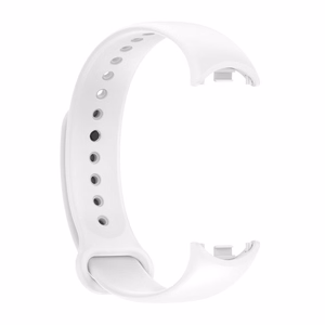 SILIKONIHIHNA MI BAND 8/M8 (2). VALKOINEN
