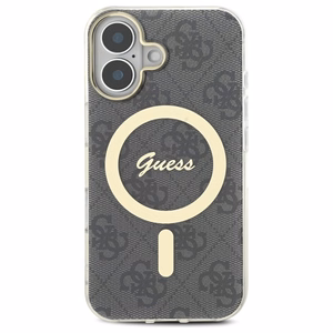 Guess IML 4G MagSafe Suojakuori iPhone 16 Plus:lle - musta