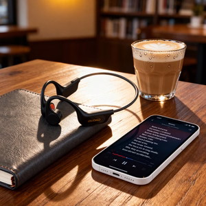 Dudao U22 Bluetooth 5.2 luujohtokuulokkeet otsapannalla musta