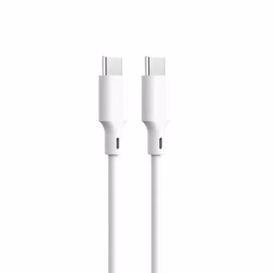 Forever kierrätettävä kaapeli USB-C - USB-C 1,5 m 3A KR15-CC-00 valkoinen