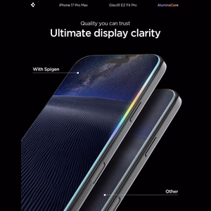 Spigen karkaistu lasi Glas.Tr Ez Fit Pro iPhone 16 Pro Max / 17 Pro Max läpinäkyvä
