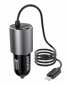 Car charger Dudao R5Pro + Lightning (1xUSB; 5V 3.4A) black