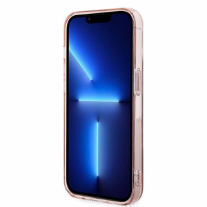 Karl Lagerfeld IML Choupette MagSafe Suojakuori iPhone 14 Prolle - vaaleanpunainen
