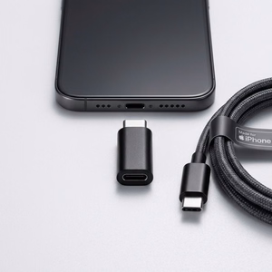 Adapteri Micro USB - Type C Blue Star - musta