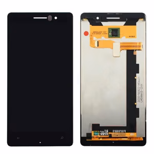LCD-näyttö yhteensopiva Nokia Lumia 830 kehyksellä musta HQ