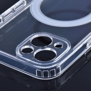 Suojakuori Samsung S25 PLUS:lle Clear Mag Cover (STR) yhteensopiva MagSafen kanssa läpinäkyvä
