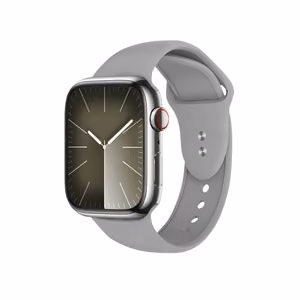 Crong Liquid Apple Watch -ranneke, 44/45/46/49 mm, harmaa