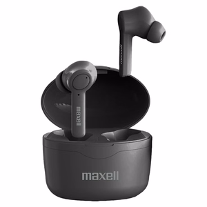 Maxell Bass 13 Sync Up langattomat Bluetooth in-ear-kuulokkeet latauskotelon kanssa, musta