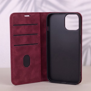 Smart Suede suojakuori Samsung Galaxy A16 5G viininpunainen