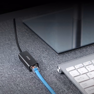 Orico XC-R45-V1 verkkosovitin USB-C–RJ45, Gigabit Ethernet, 1 Gbps – musta