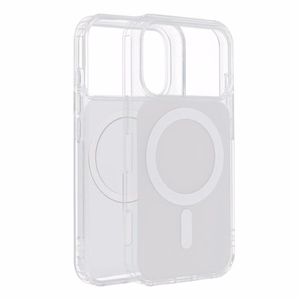 Case for iPhone 16 PRO MAX Clear Fusion Mag Cover compatible with MagSafe white