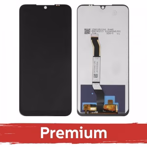 LCD-näyttö Xiaomi Redmi Note 8T:lle musta OEM