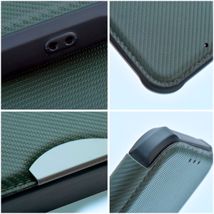 Razor Book -suojakuori Samsung Galaxy A57 5G tummanvihreä