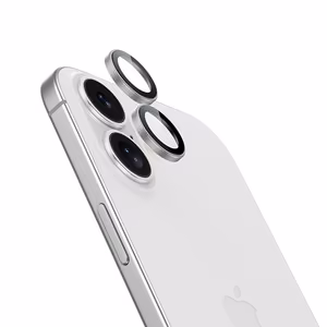 Benks Karkaistu lasi DR Sapphire Lens Protector kameralle iPhone 17:lle (2 linssiä) hopeinen