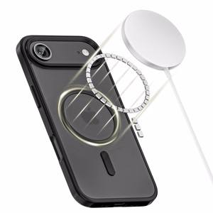 Tech-Protect MagMat MagSafe Suojakuori iPhone 17 Air:lle - Matta Musta