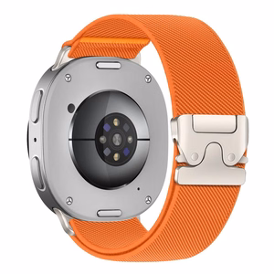 Tech-Protect Nylon Clasp -ranneke mallille Samsung Galaxy Watch 40/44/46 mm – oranssi