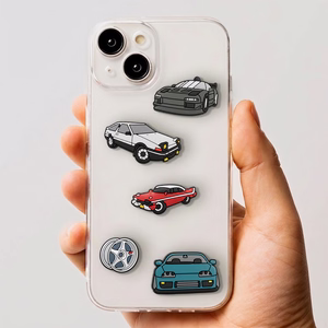 3D-tarra Nopeat autot 5pcs sarja