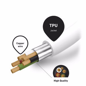 SBS TECABLELIGTC1W USB-C - Lightning Kaapeli MFi-sertifioitu, 1m - valkoinen