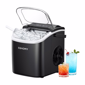Euhomy IM001 -jääpalakone, 1.2 l, 12 kg (musta)
