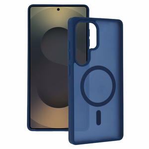 Tel Protect Aura matta Magsafe suojakuori Samsung Galaxy S26 Ultra tummansininen