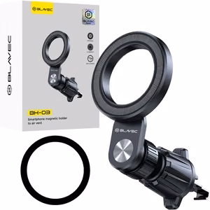 Blavec Car holder BH-03 magnetic Ring to air vent (BH03-MAVRB) black
