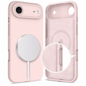 Tech-Protect Silikoninen MagSafe Suojakuori iPhone 17 Air:lle - vaaleanpunainen