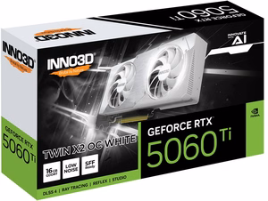 INNO3D GeForce RTX 5060 Ti TWIN X2 OC NVIDIA 16 GB GDDR7