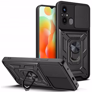 Tech-Protect CamShield Pro Suojakuori Xiaomi Redmi 12C:lle - musta