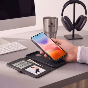 Tech-Protect Wallet -suojakuori Xiaomi Redmi 17 4G / 5G -puhelimelle, musta