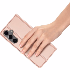 Dux Ducis SKIN PRO lompakkosuojakuori Samsung S25 Plus ruusukulta