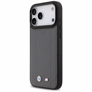 BMW M Quilted Logo MagSafe Suojakuori iPhone 17 Pro Maxille - grafiitti
