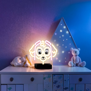 Neon LED jalustalla Paw Patrol - Skye OW-120546