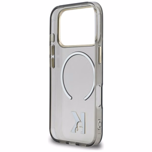 Karl Lagerfeld IML K Head Logo MagSafe Suojakuori iPhone 17 Pro:lle - Musta