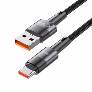 Tech-Protect UltraBoost USB-C / USB-A Kaapeli 66W 6A 0,5m - harmaa