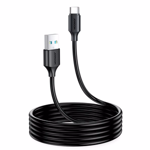 Joyroom Long-Lasting Series A9 USB-A / USB-C 3A -kaapeli 2 m - musta