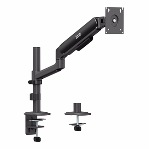 Ergo Office ER-691 B – kaasujousellinen näytönvarsi 17–32 tuuman näytölle, 1–10 kg, VESA enintään 100×100, mattamusta