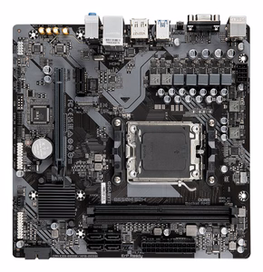 GIGABYTE B650M S2H emolevy - AMD Ryzen 9000 Series CPUs, 5+2+2 Phases VRM, up to 6400MHz DDR5 (OC), 1xPCIe 4.0 M.2, GbE LAN, USB 3.2 Gen 1