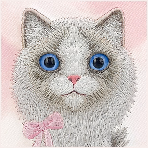 NIMMY Suojakuori BIG EYED PET 2.0 Cat iPhone 17:lle - vaaleanpunainen