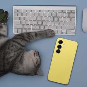Silikoninen Suojakuori Samsung A37 5G:lle 2mm keltainen