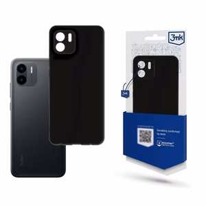 3mk Matt Case -suojakuori Xiaomi Redmi A1 / Redmi A2:lle - musta