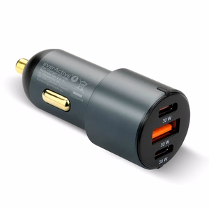 Autolaturi everActive CC-40Q USB QC3.0 + 2x USB-C PD 60W