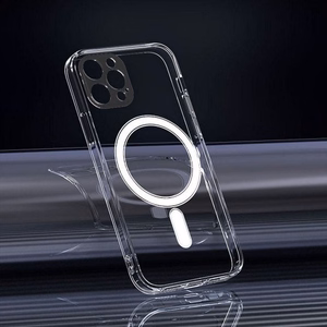 Suojakuori Samsung S25:lle Clear Mag Cover (MID) yhteensopiva MagSafen kanssa läpinäkyvä